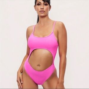 FOH Mykonos Neon Pink One-Piece